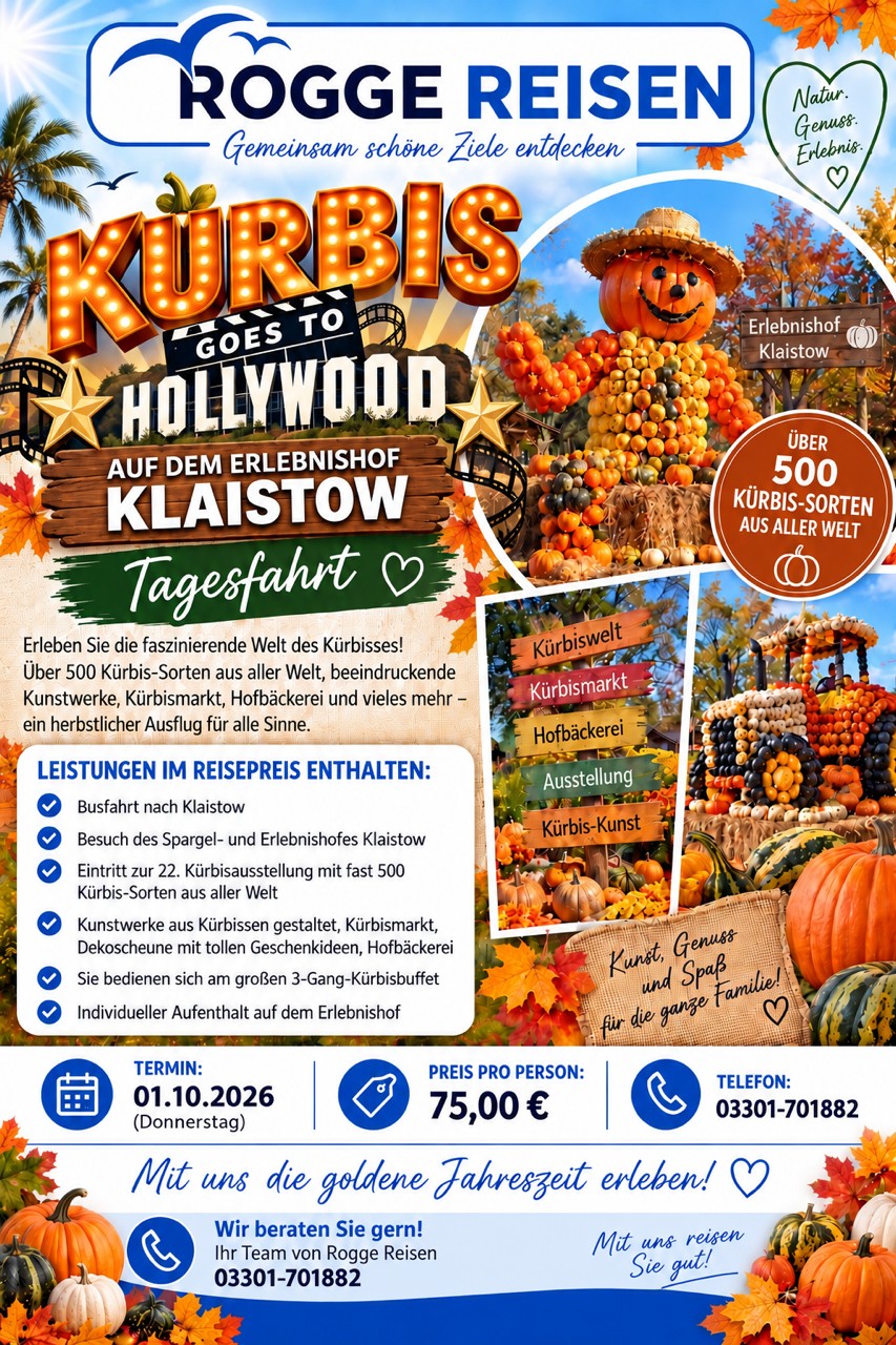 Kürbis-Erlebnistag Klaistow Kürbis-Erlebnistag auf dem Erlebnishof Klaistow